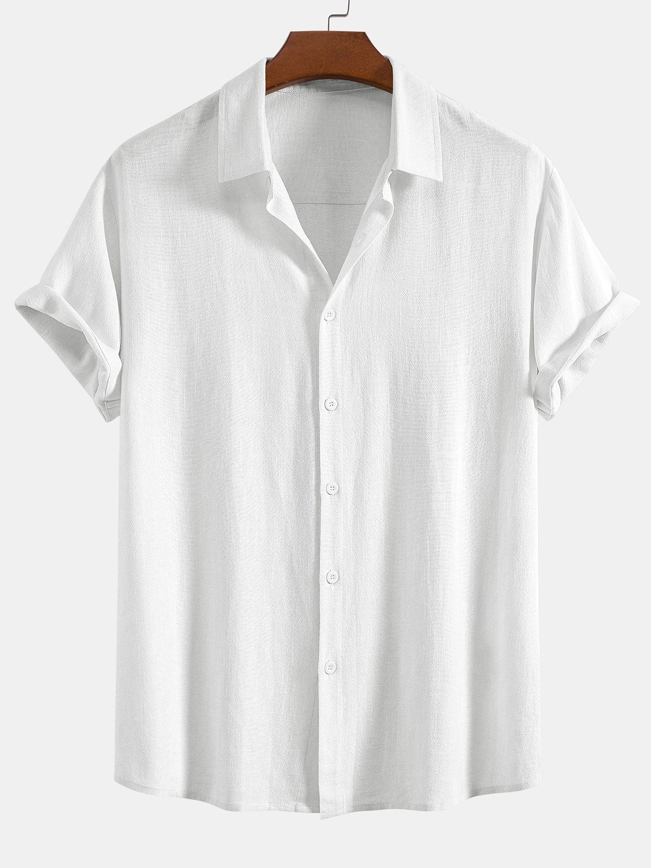 Blake® | Linen Rayon Blend Button Up Shirt - Image 7