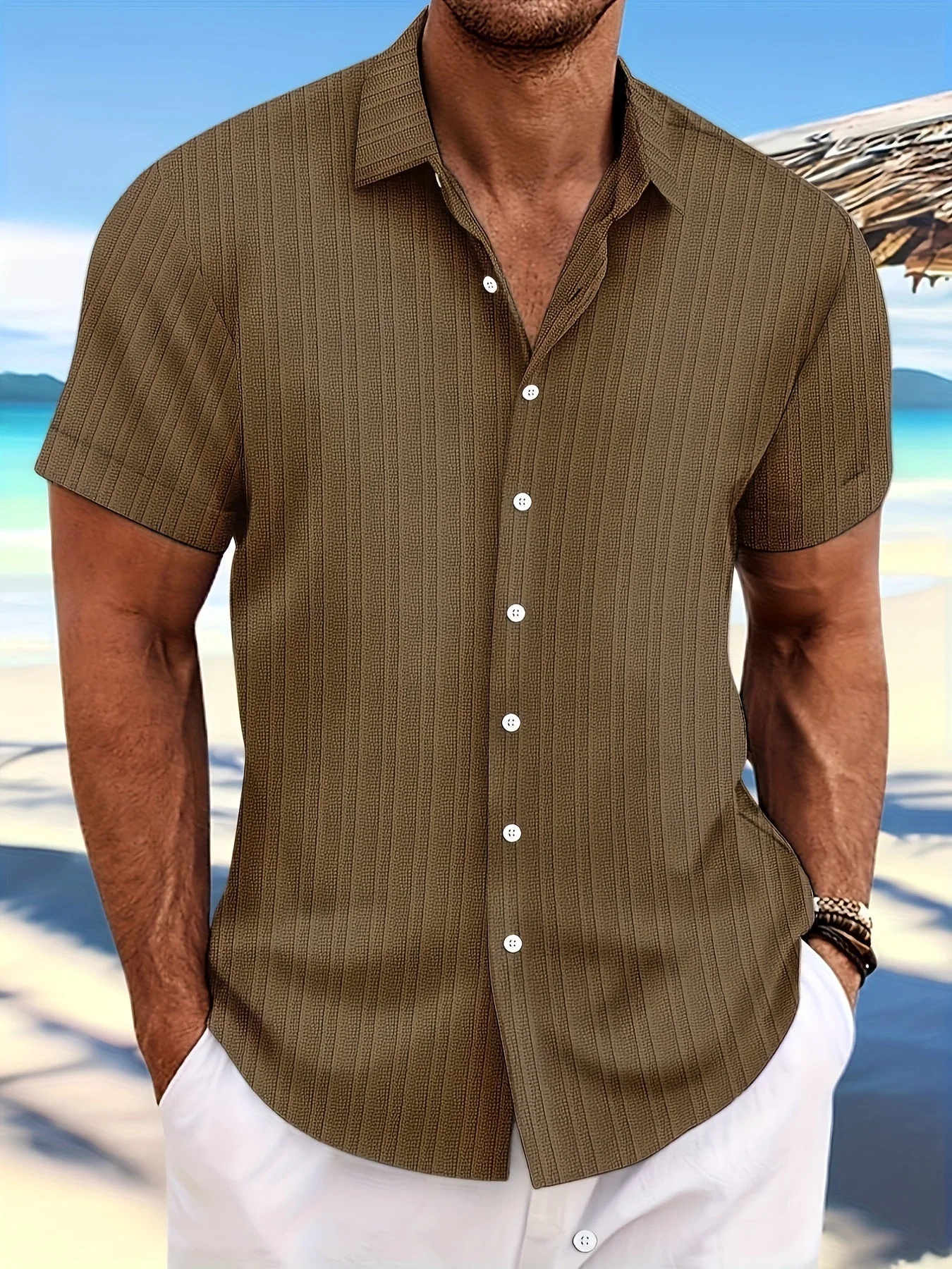 Boniface® | Stylish Shirt With Loose Stripes - Image 15