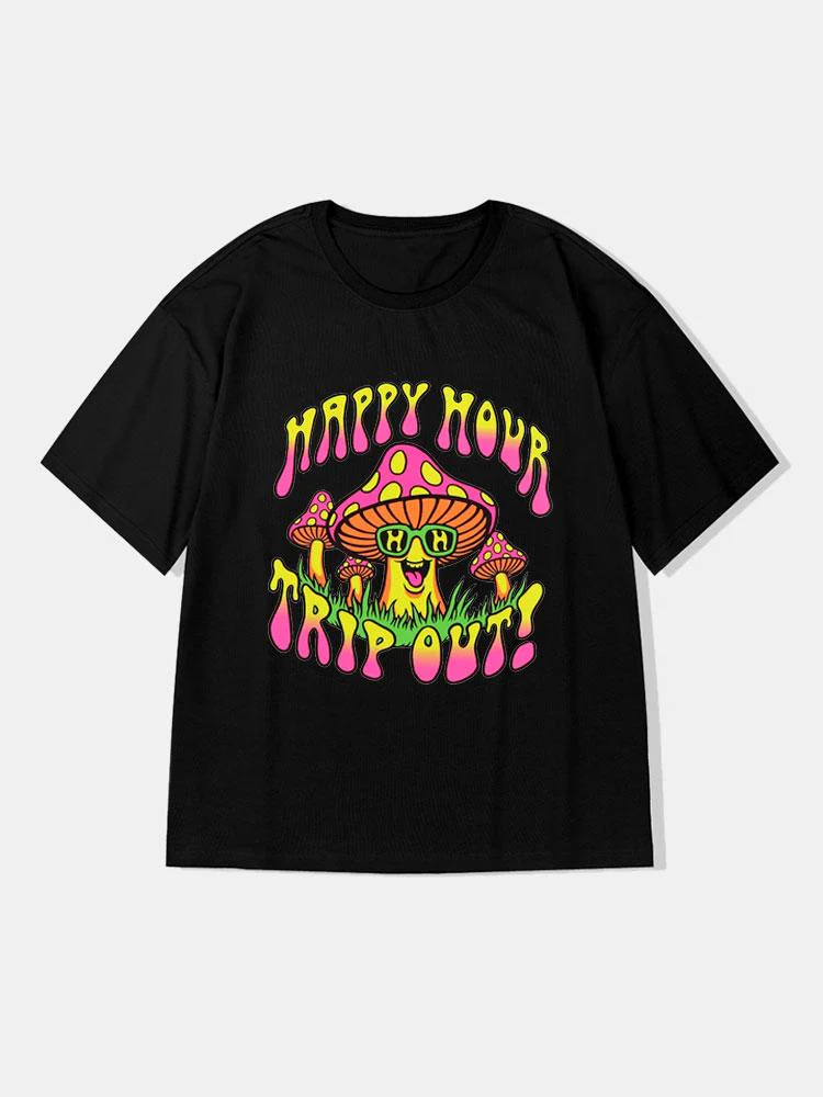 Bonifacio® | Colorful Mushroom Graphic T-Shirts