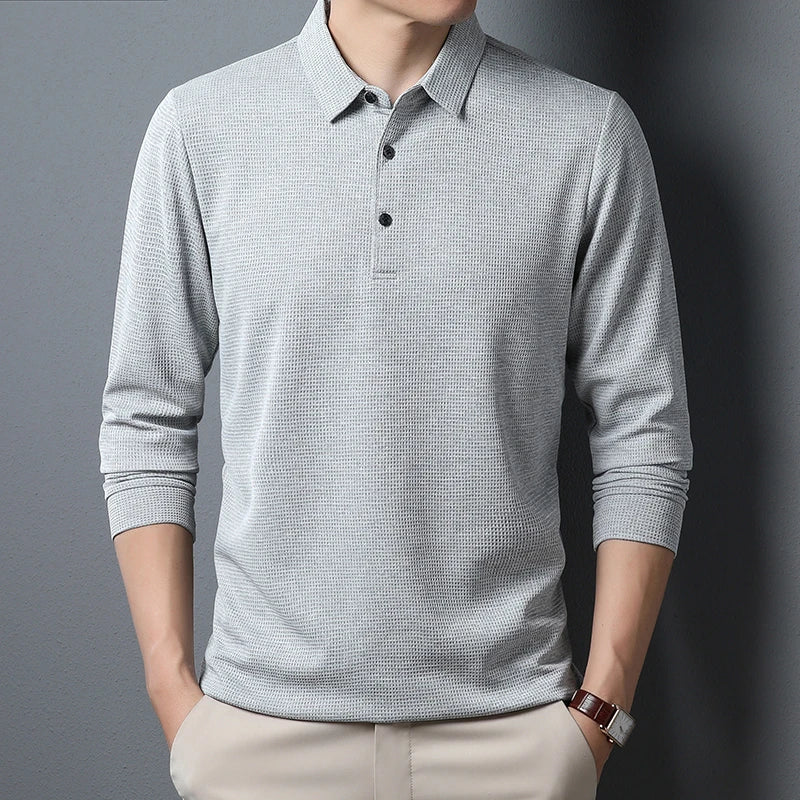 Bradley® | Long-Sleeved Business-Casual Polo - Image 2