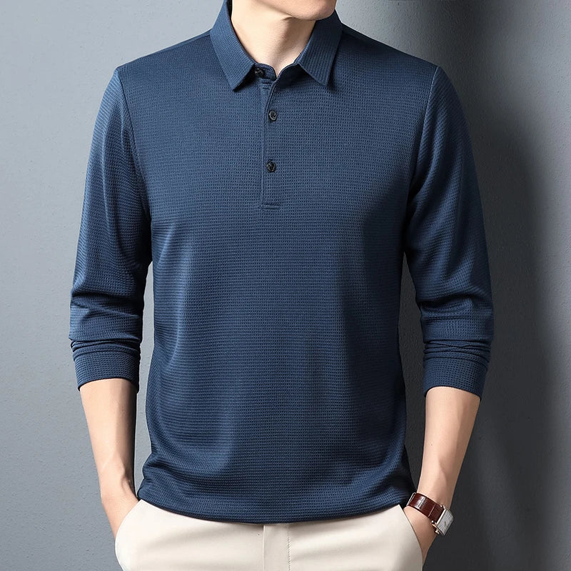 Bradley® | Long-Sleeved Business-Casual Polo - Image 3