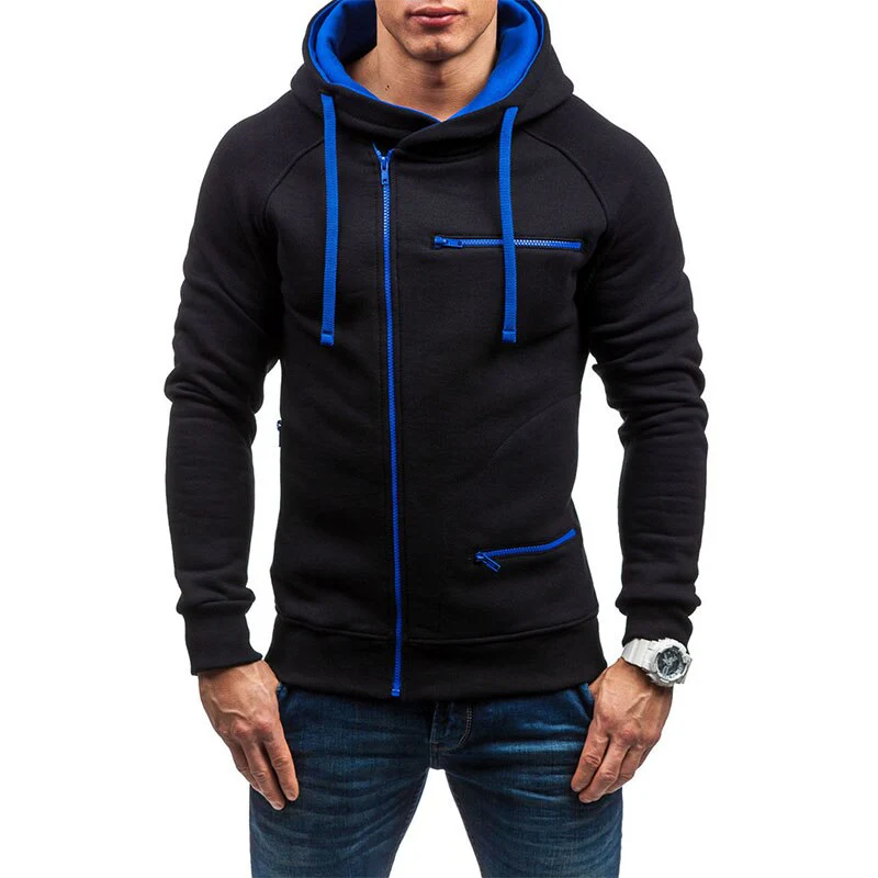 Brandon® | Casual, sporty zip-up hoodie - Image 2