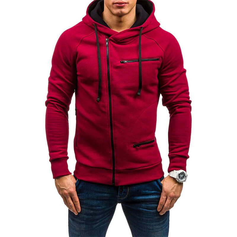 Brandon® | Casual, sporty zip-up hoodie - Image 3