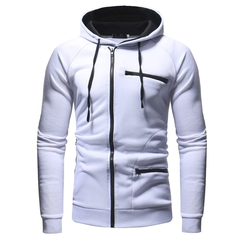 Brandon® | Casual, sporty zip-up hoodie - Image 4