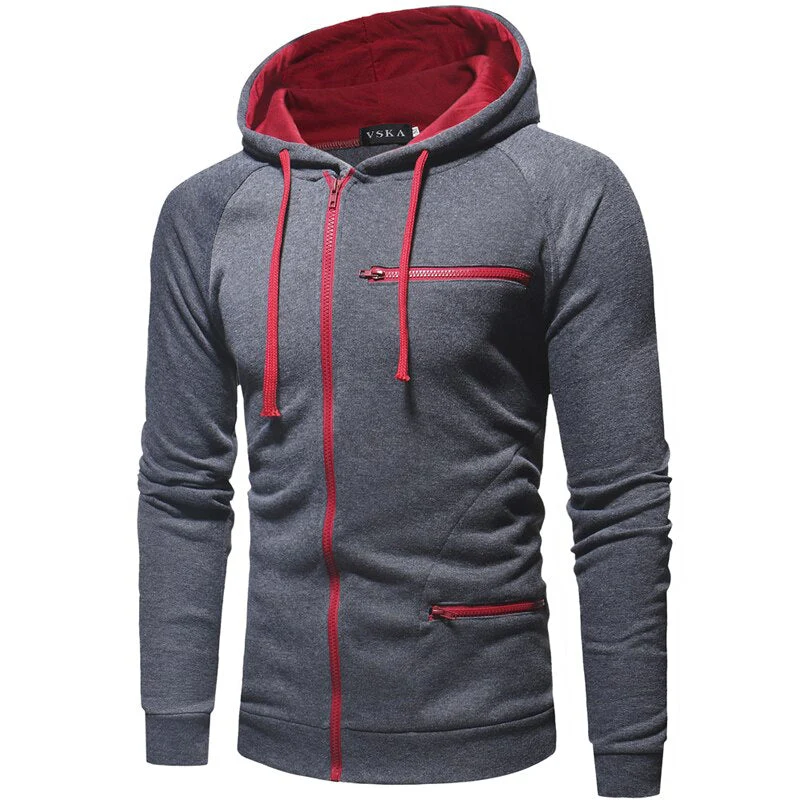 Brandon® | Casual, sporty zip-up hoodie - Image 5