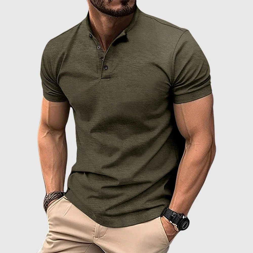 Brendan® | Henley Lightweight Polo For Summer - Image 5