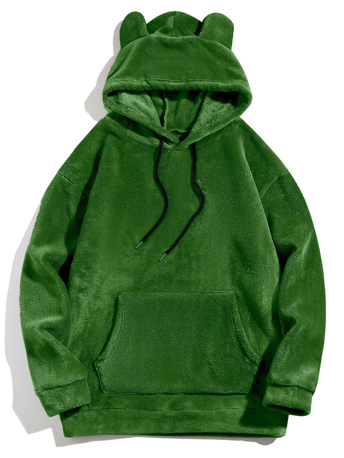 Brian | Relax Fit Teddy Fleece Hoodie With Ears - Image 12