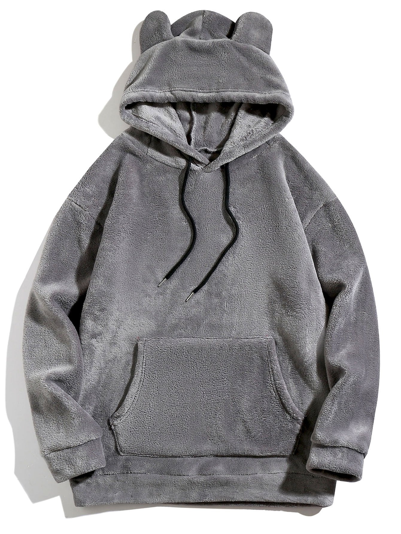 Brian | Relax Fit Teddy Fleece Hoodie With Ears - Image 8
