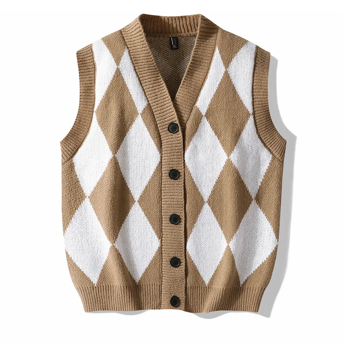 Brígido® | Argyle Wool Vest - Image 2