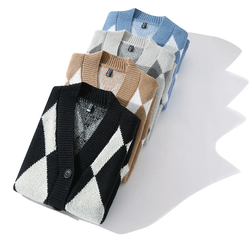 Brígido® | Argyle Wool Vest - Image 6