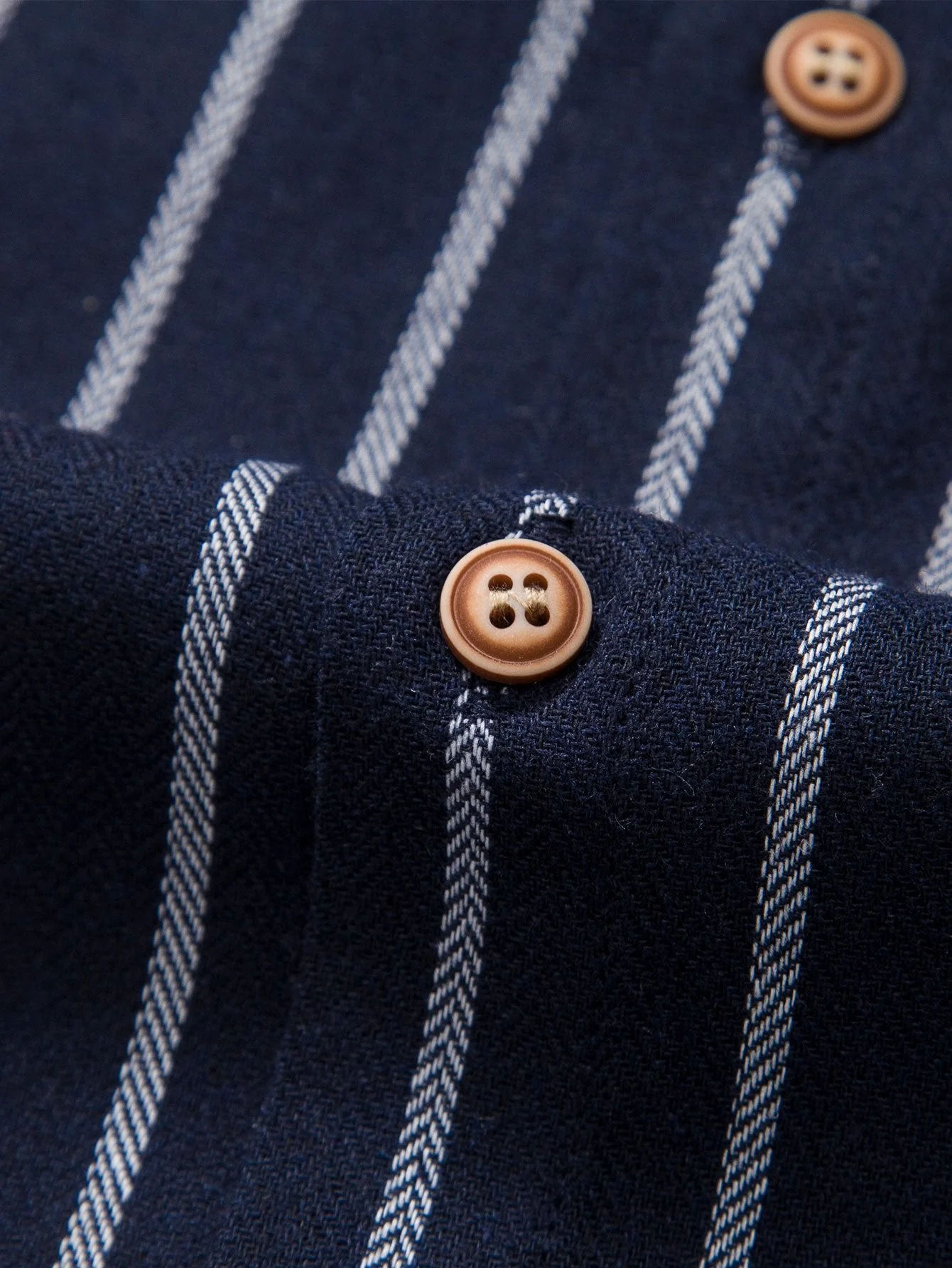 Bruce® | Cotton Blend Striped Button Up Shirt - Image 8