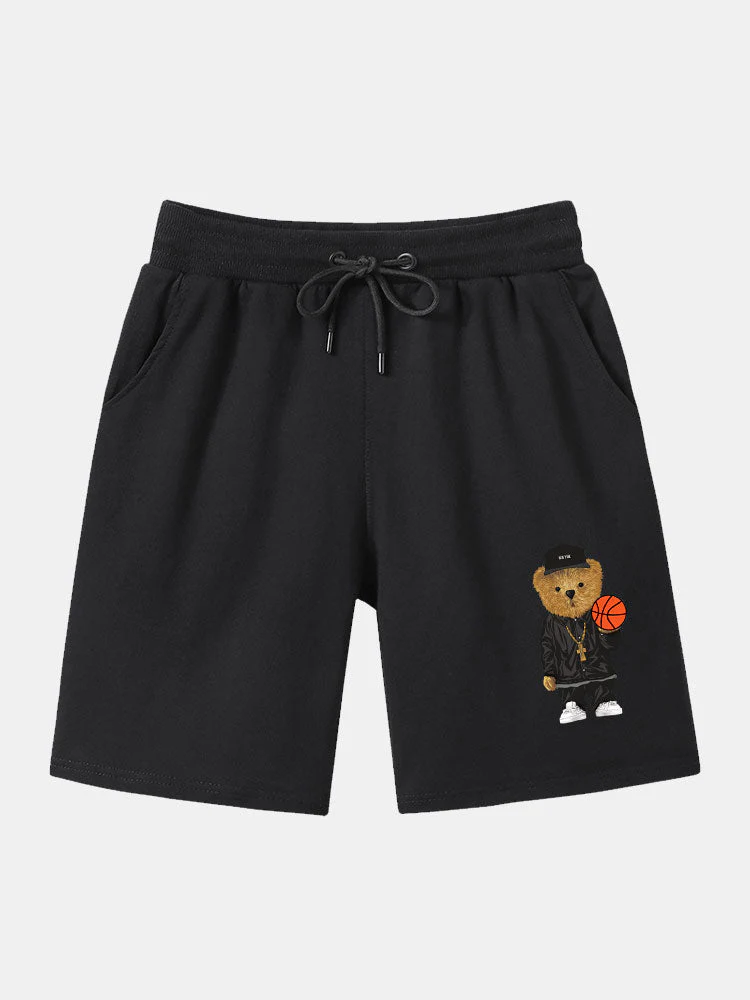 Bruno® | Basketball Bear Print T-Shirt & Shorts - Image 12