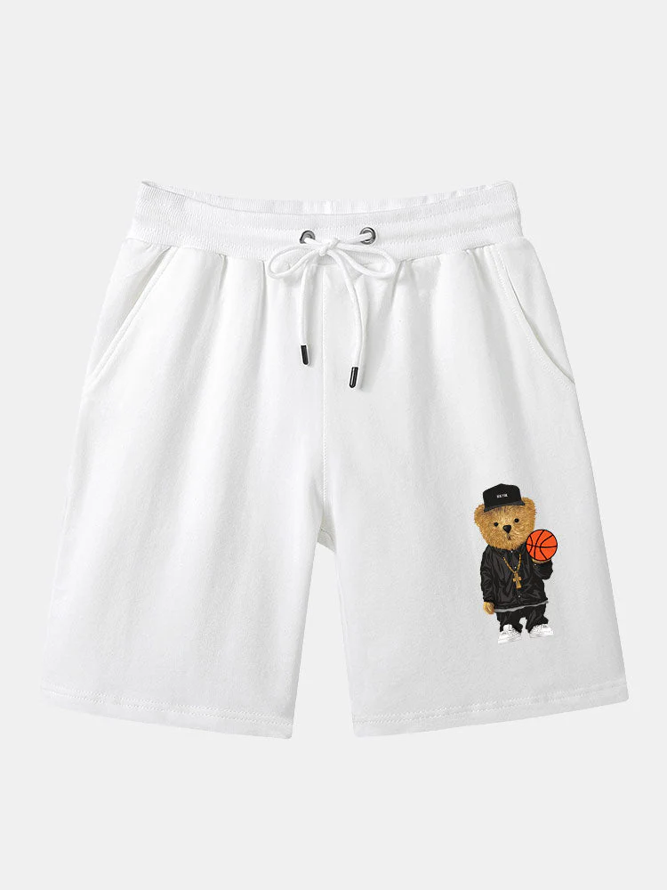 Bruno® | Basketball Bear Print T-Shirt & Shorts - Image 13