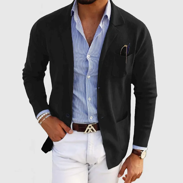 Burt | LUXURIOUS MEN'S BLAZER IN SOFT MATERIAL - Image 5