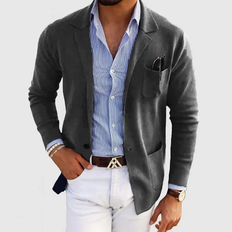 Burt | LUXURIOUS MEN'S BLAZER IN SOFT MATERIAL - Image 7