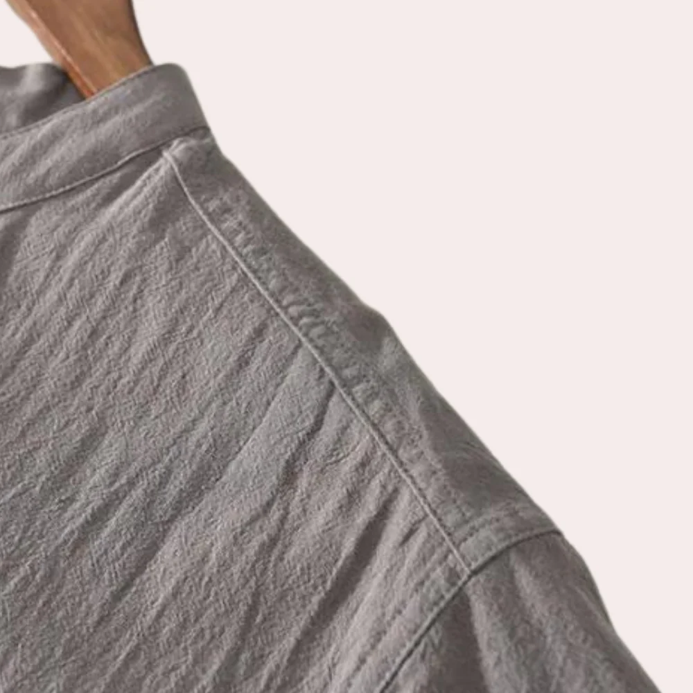 Caleb® | Men'S Breathable Casual Shirt - Image 4