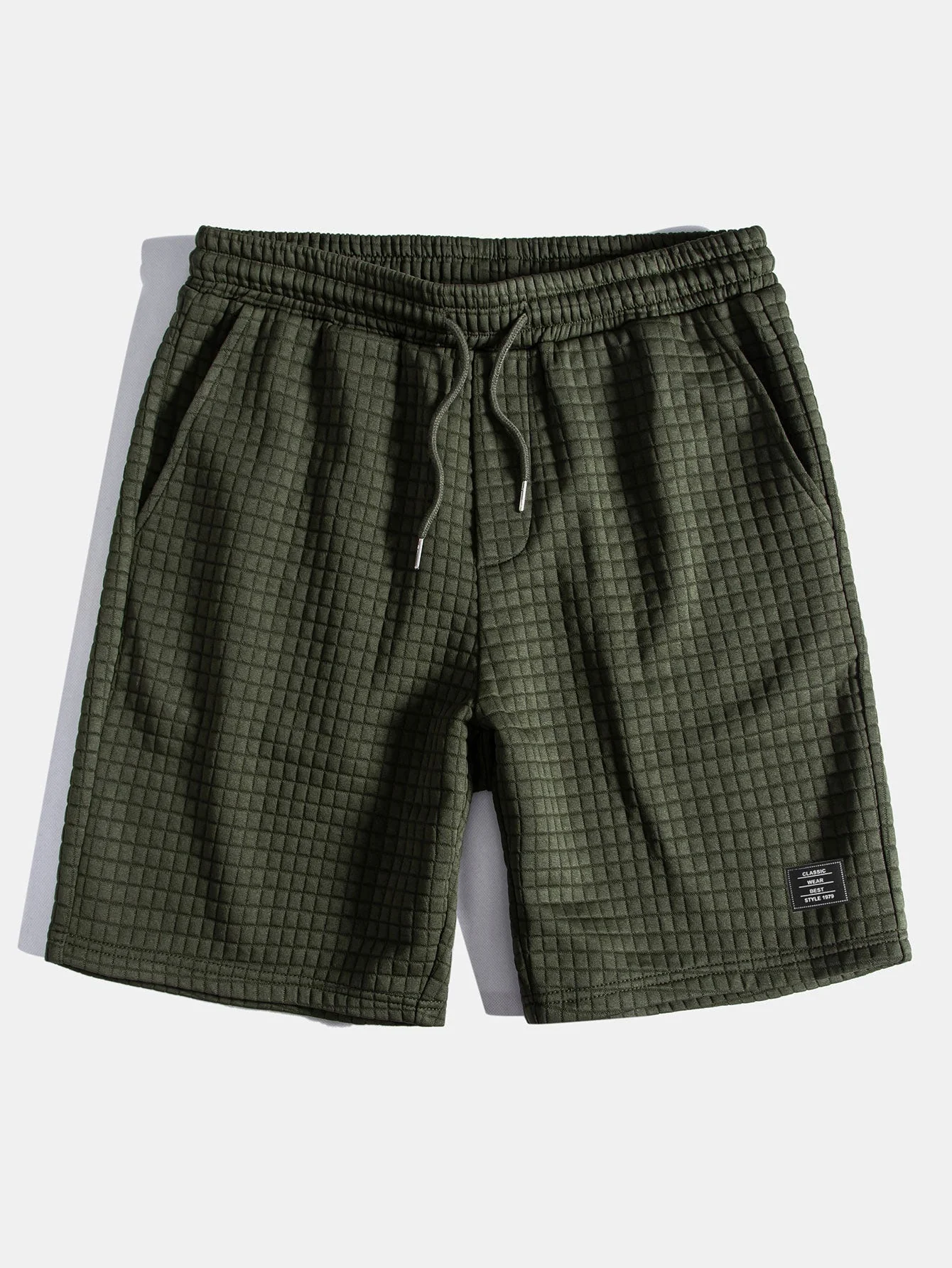 Casey® | Kangaroo Pocket Waffle Hooded T-Shirt & Shorts - Image 13