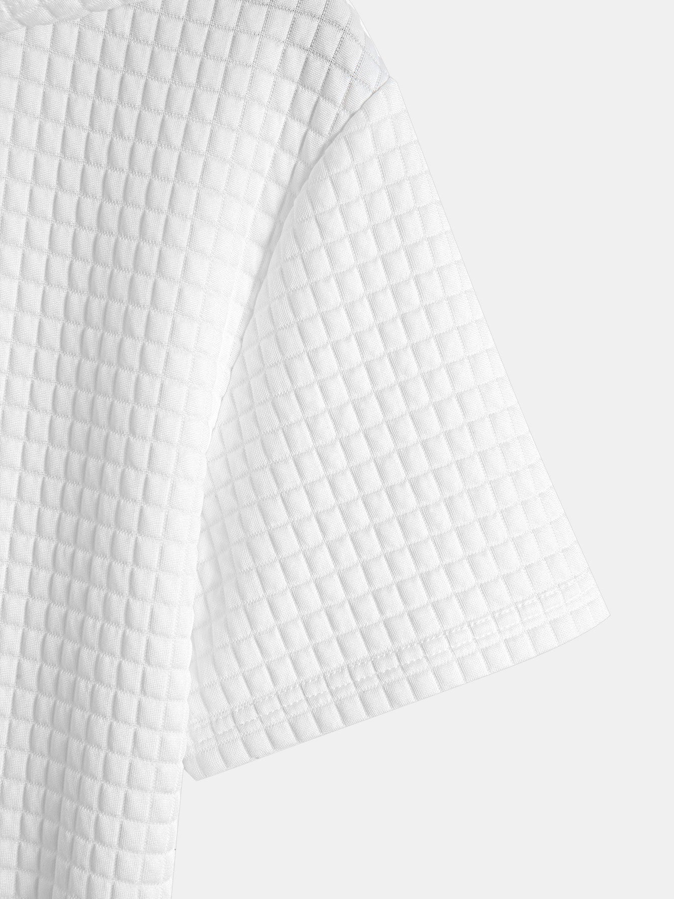 Casey® | Kangaroo Pocket Waffle Hooded T-Shirt & Shorts - Image 19