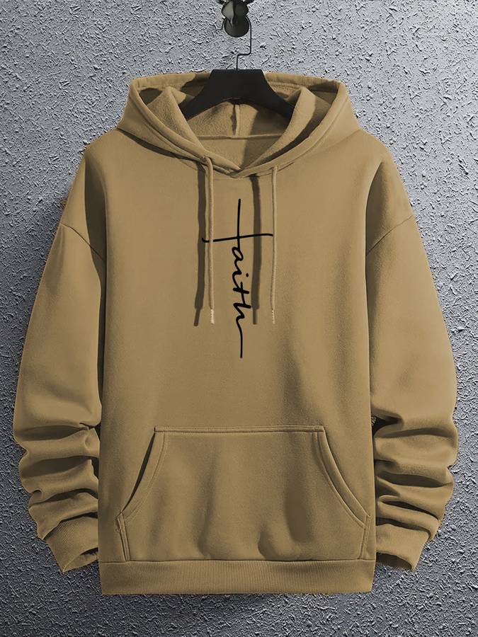Casey® | Stylish hoodie with Faith print - Image 7