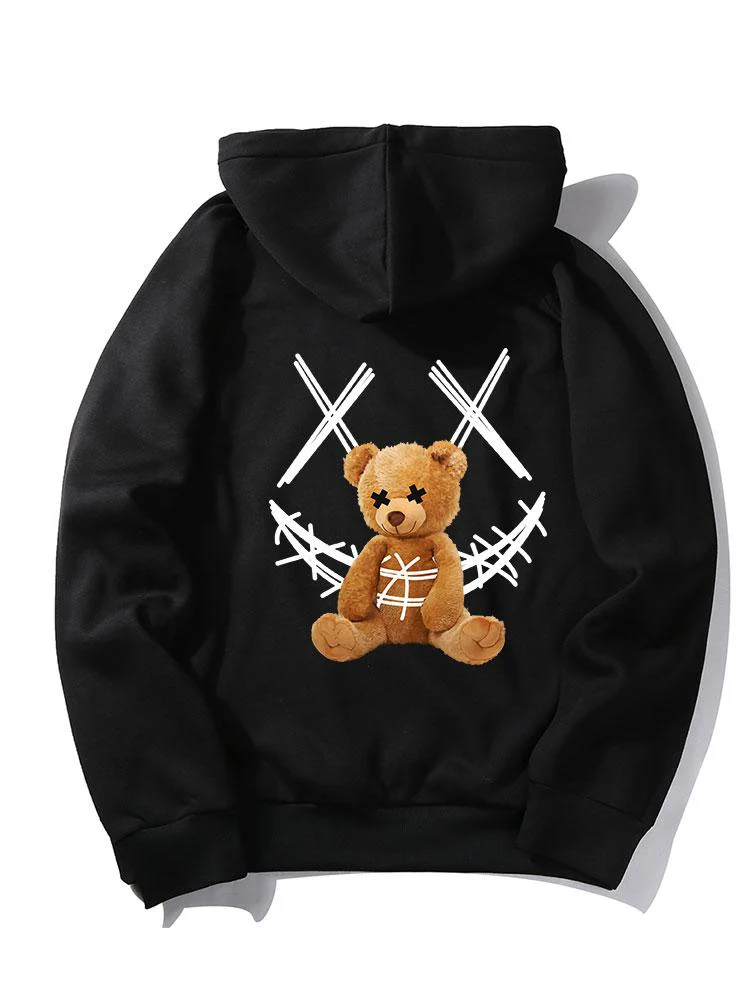 Casimir | Smiley Bear Back Print Hoodie - Image 10