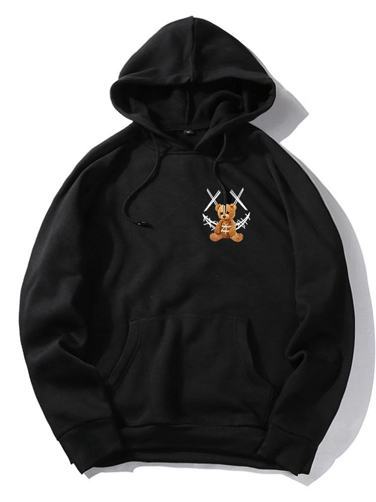 Casimir | Smiley Bear Back Print Hoodie - Image 11