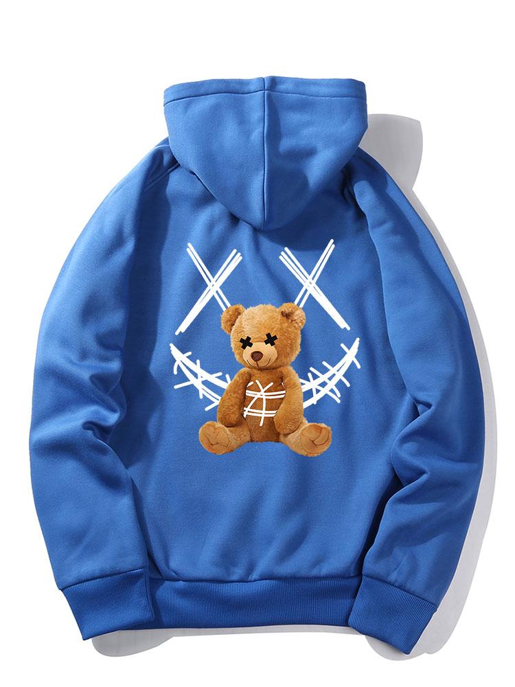 Casimir | Smiley Bear Back Print Hoodie - Image 16