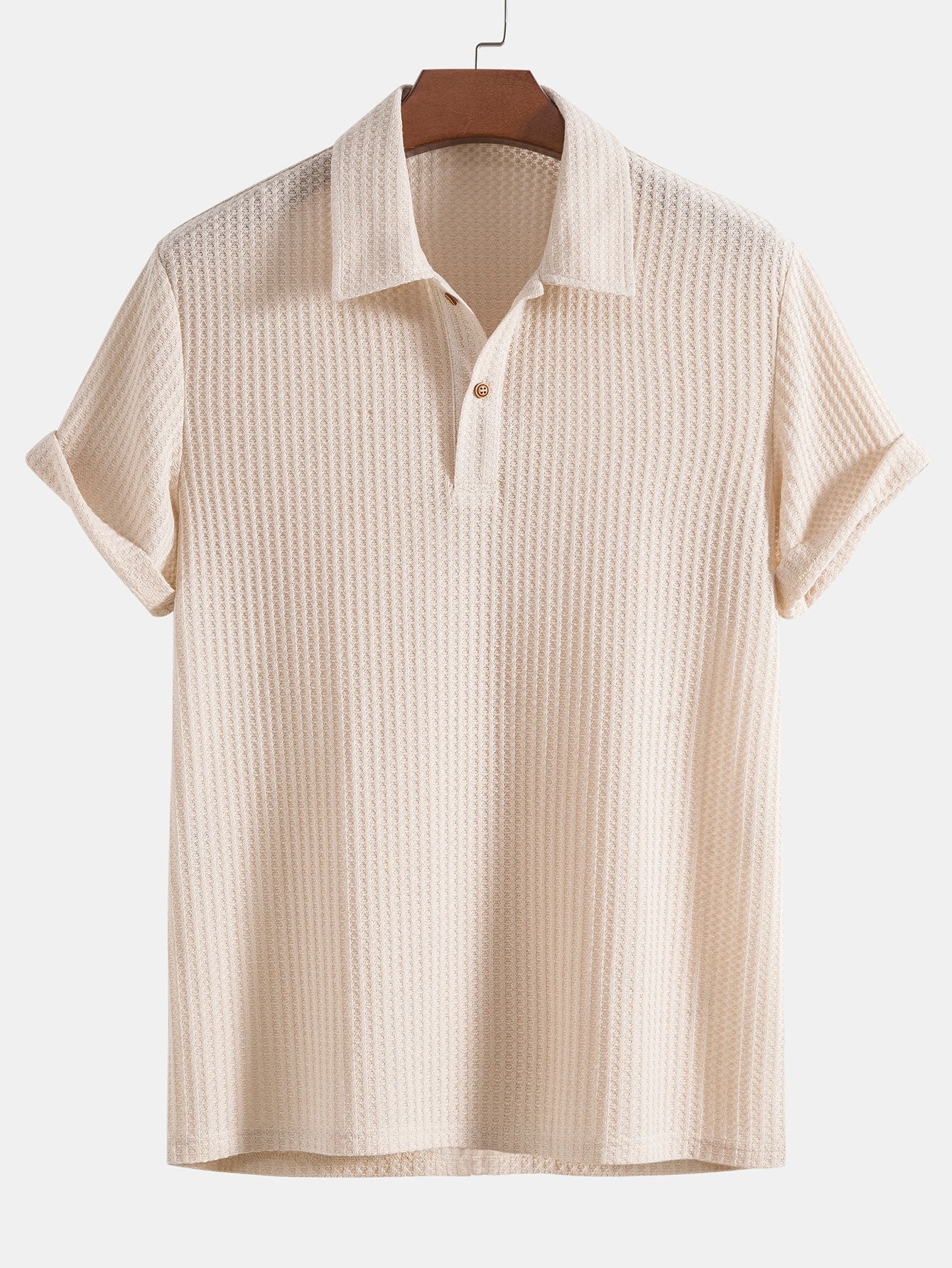 Casimiro® | Knitted Waffle Polo Shirt