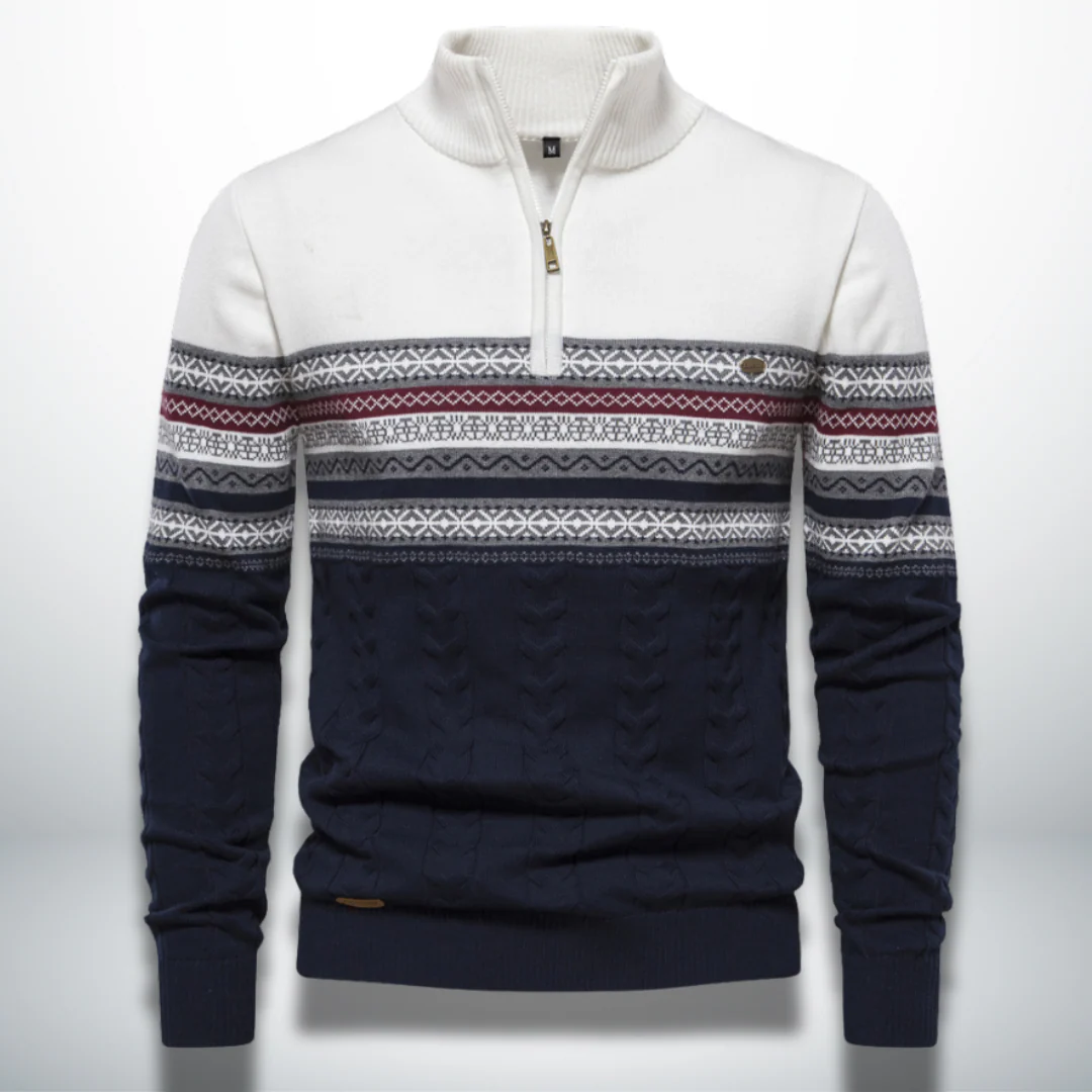Casimiro® | Refined men's sweater in cotton
