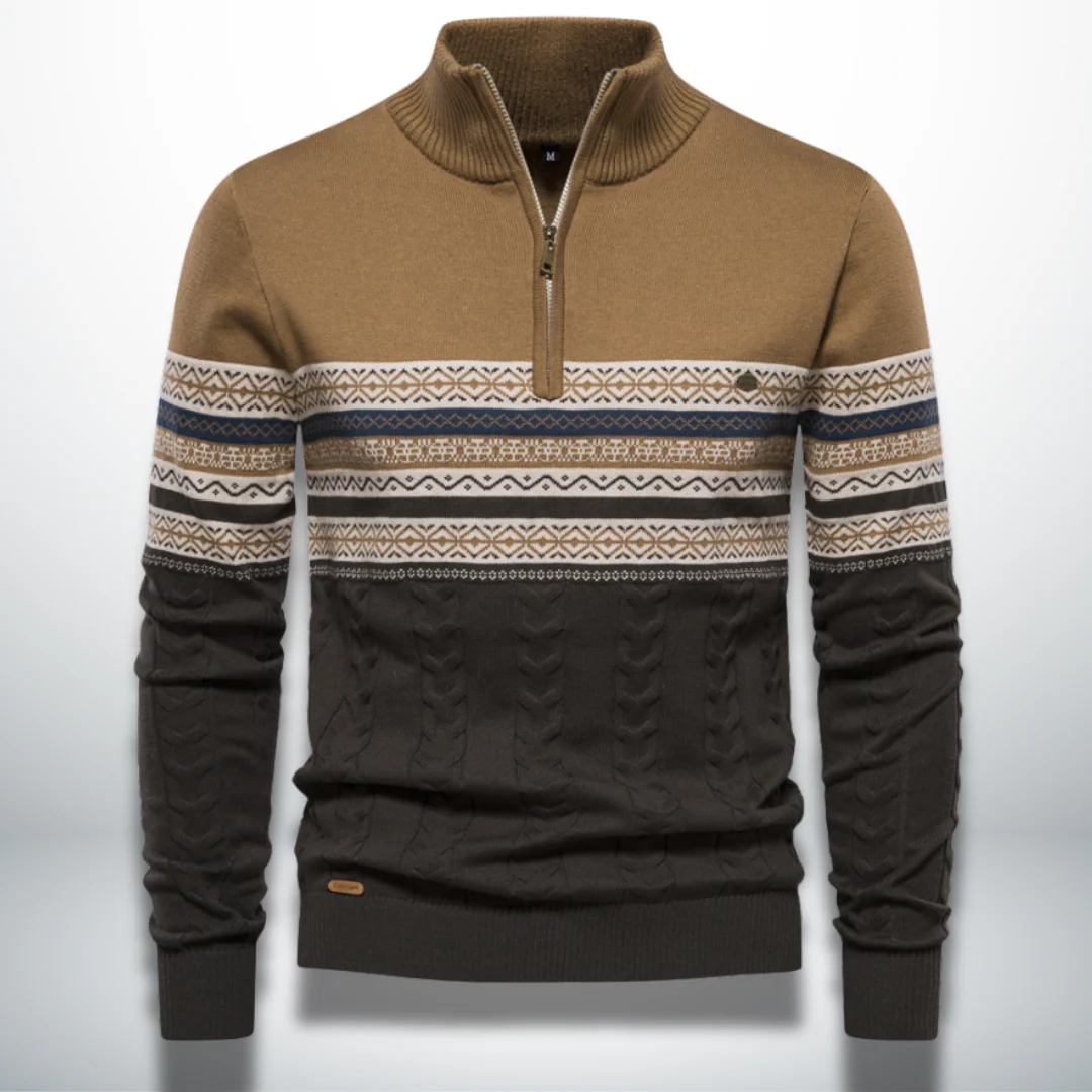 Casimiro® | Refined men's sweater in cotton - Image 2