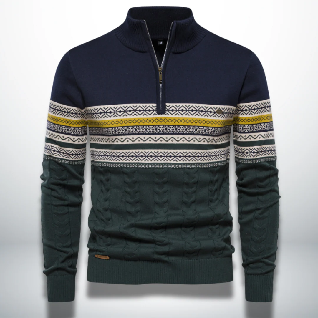 Casimiro® | Refined men's sweater in cotton - Image 4