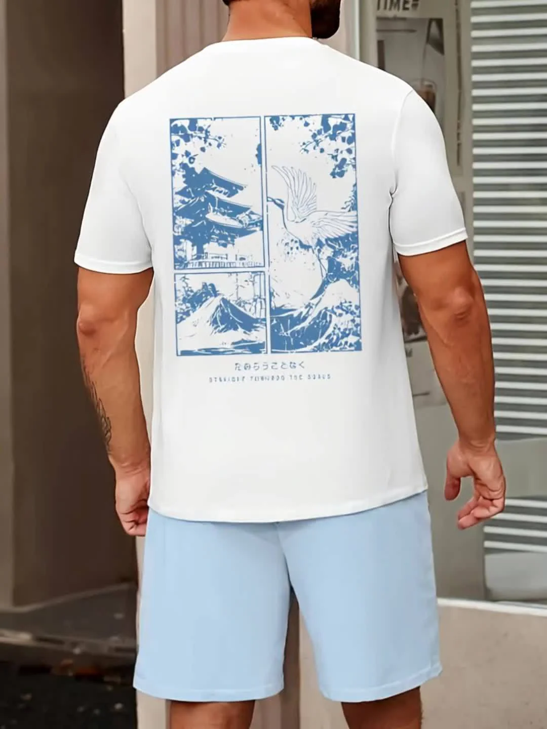 Castiel | Graphic Summer Short and Shirt Set - Image 3