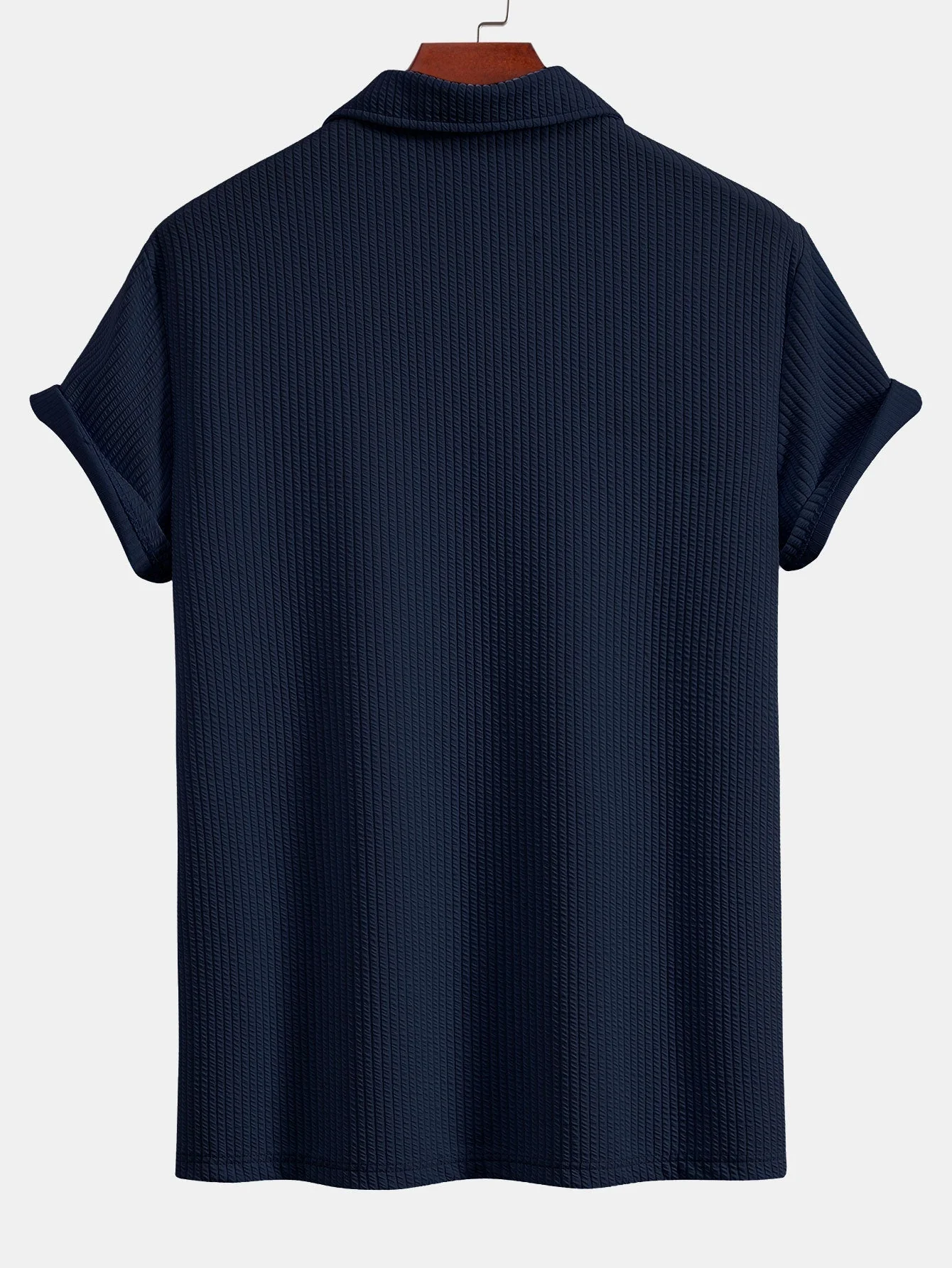Celio® | Short Sleeved V-Neck Ribbed Polo - Image 10