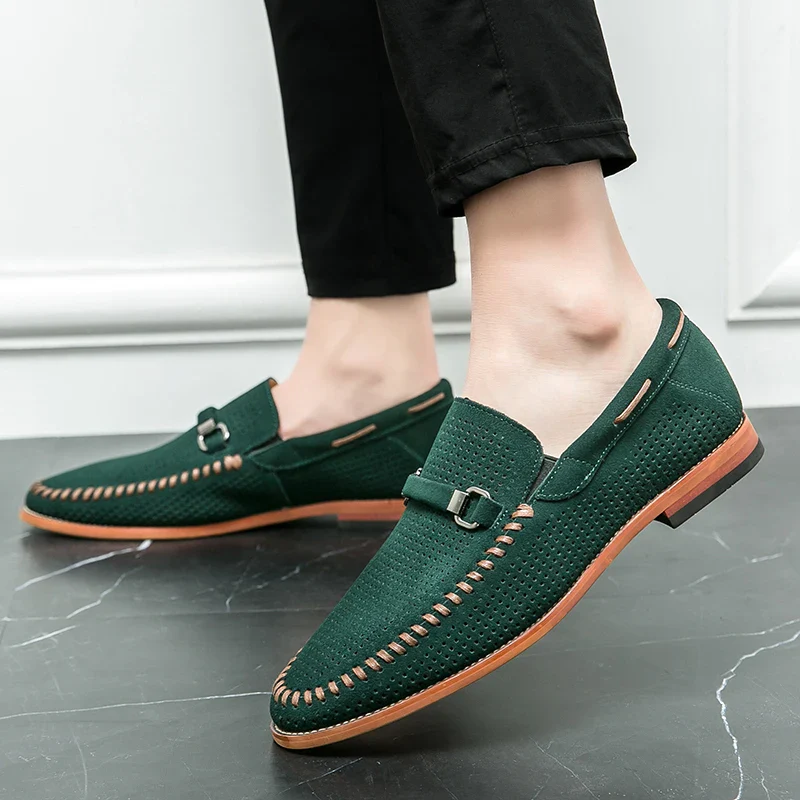 Celsus | Sorrento Suede Loafers - Image 11