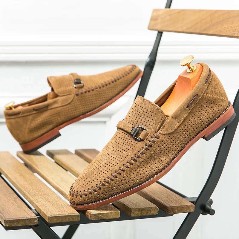 Celsus | Sorrento Suede Loafers - Image 12