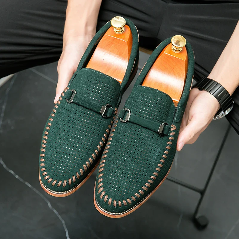 Celsus | Sorrento Suede Loafers - Image 18