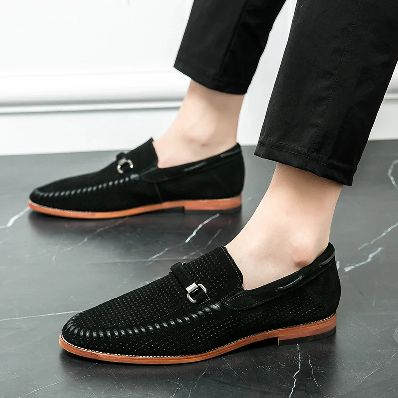 Celsus | Sorrento Suede Loafers - Image 24