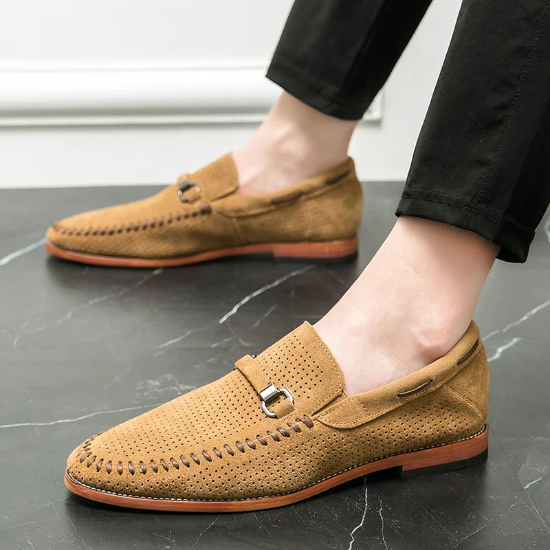 Celsus | Sorrento Suede Loafers - Image 31