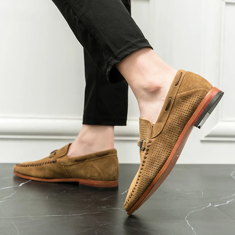 Celsus | Sorrento Suede Loafers - Image 34