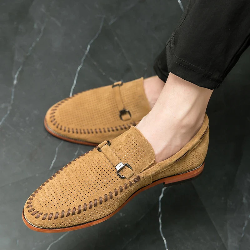 Celsus | Sorrento Suede Loafers - Image 35