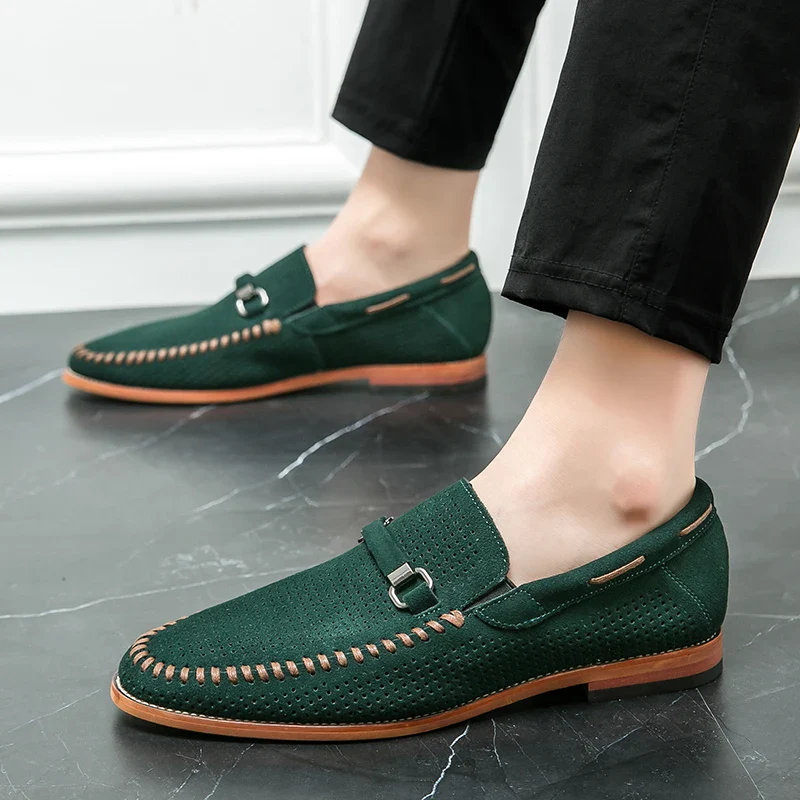 Celsus | Sorrento Suede Loafers - Image 9