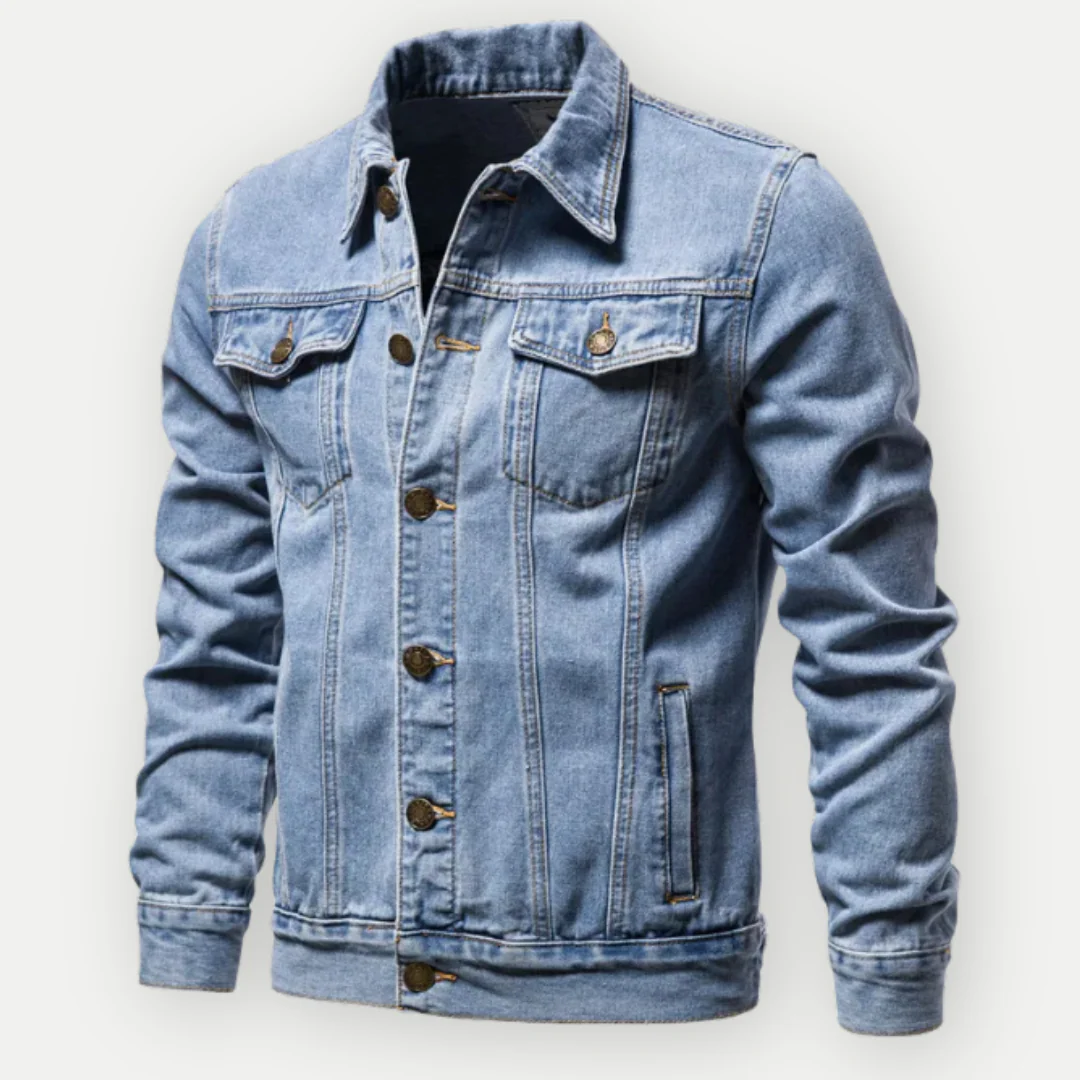 Chester® | Classic Denim Trucker Jacket For Men