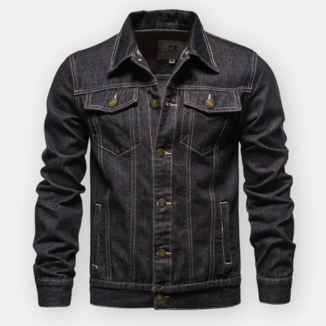 Chester® | Classic Denim Trucker Jacket For Men - Image 5