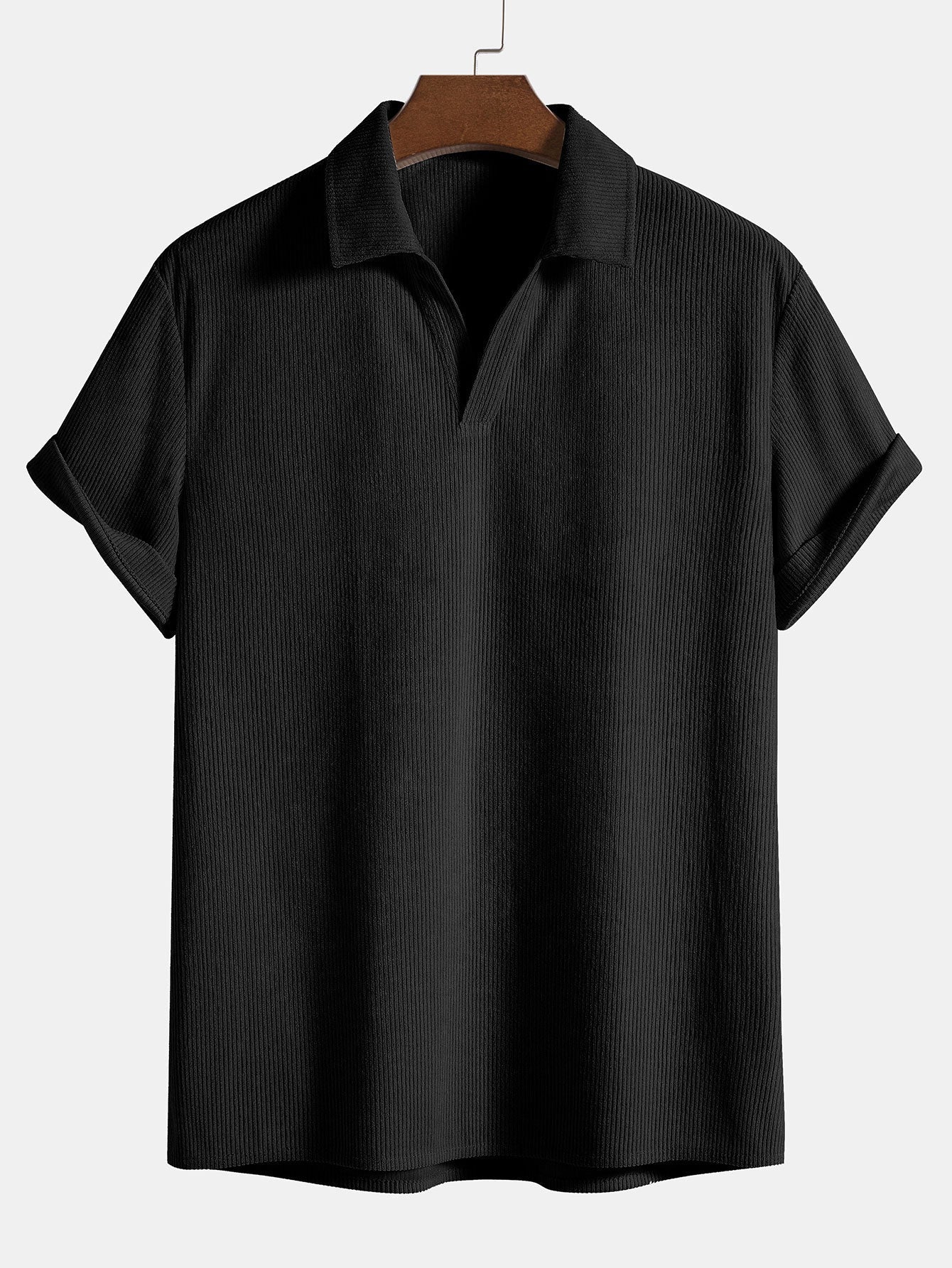 Christian® | Short Sleeve Corduroy Polo Shirt - Image 3