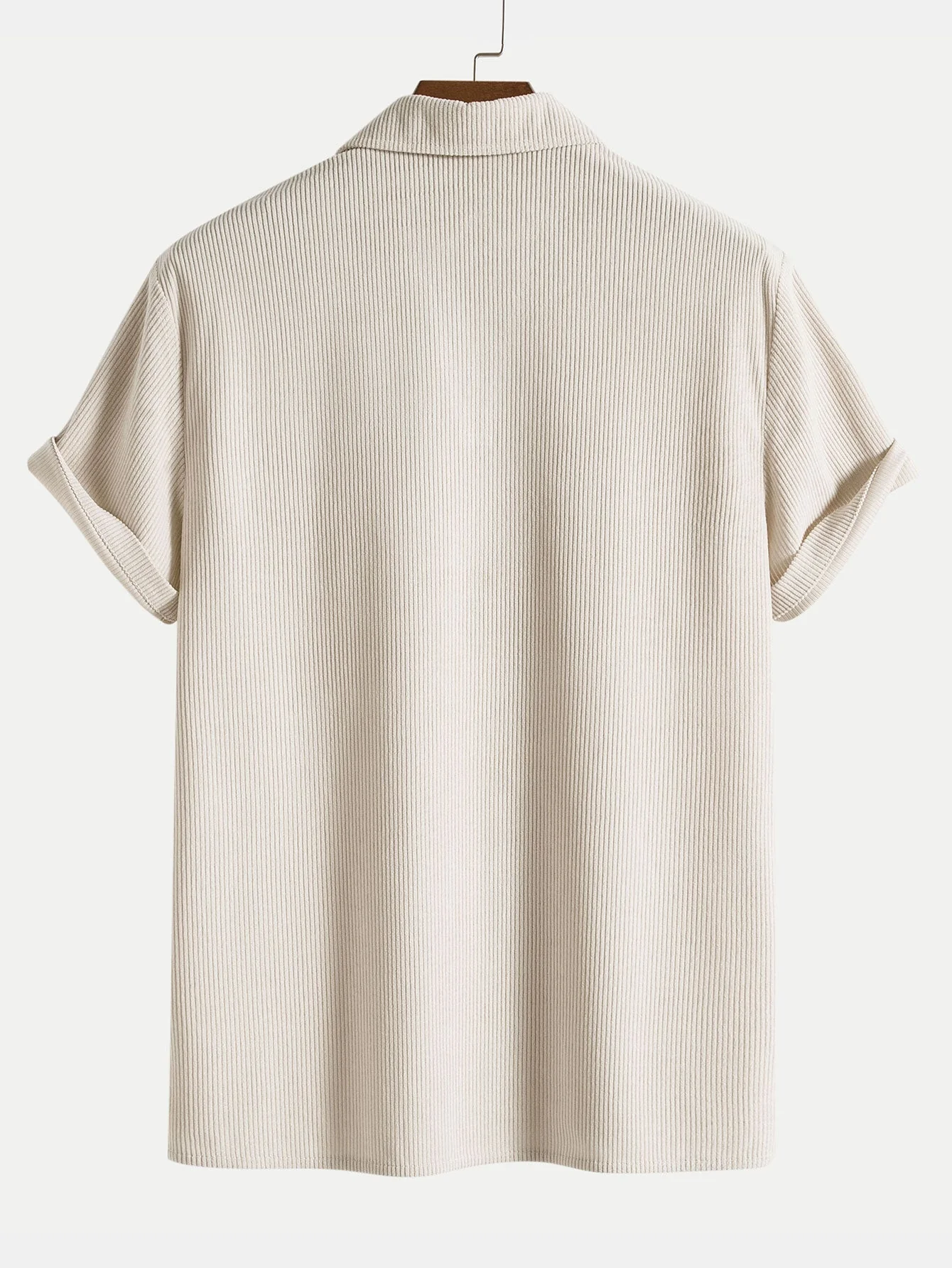 Christian® | Short Sleeve Corduroy Polo Shirt - Image 4