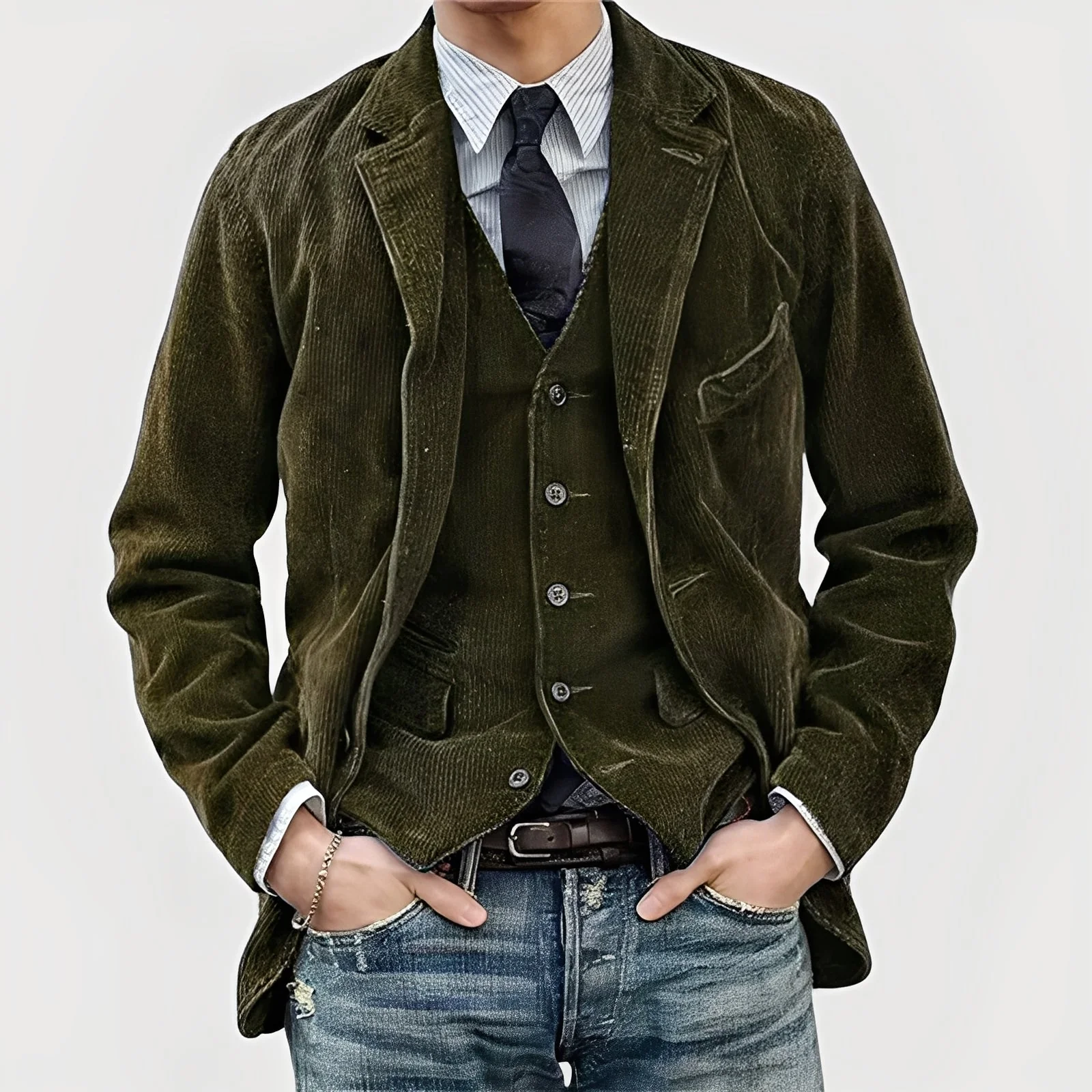 Christian | Vintage jacket and vest - Image 4