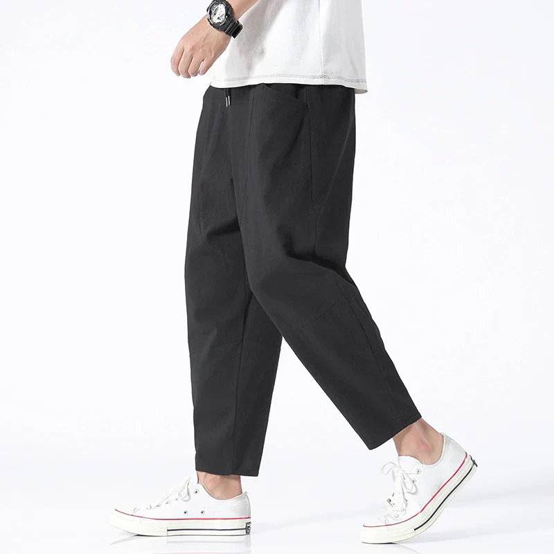 Cian® | Lightweight Linen Trousers - Image 3