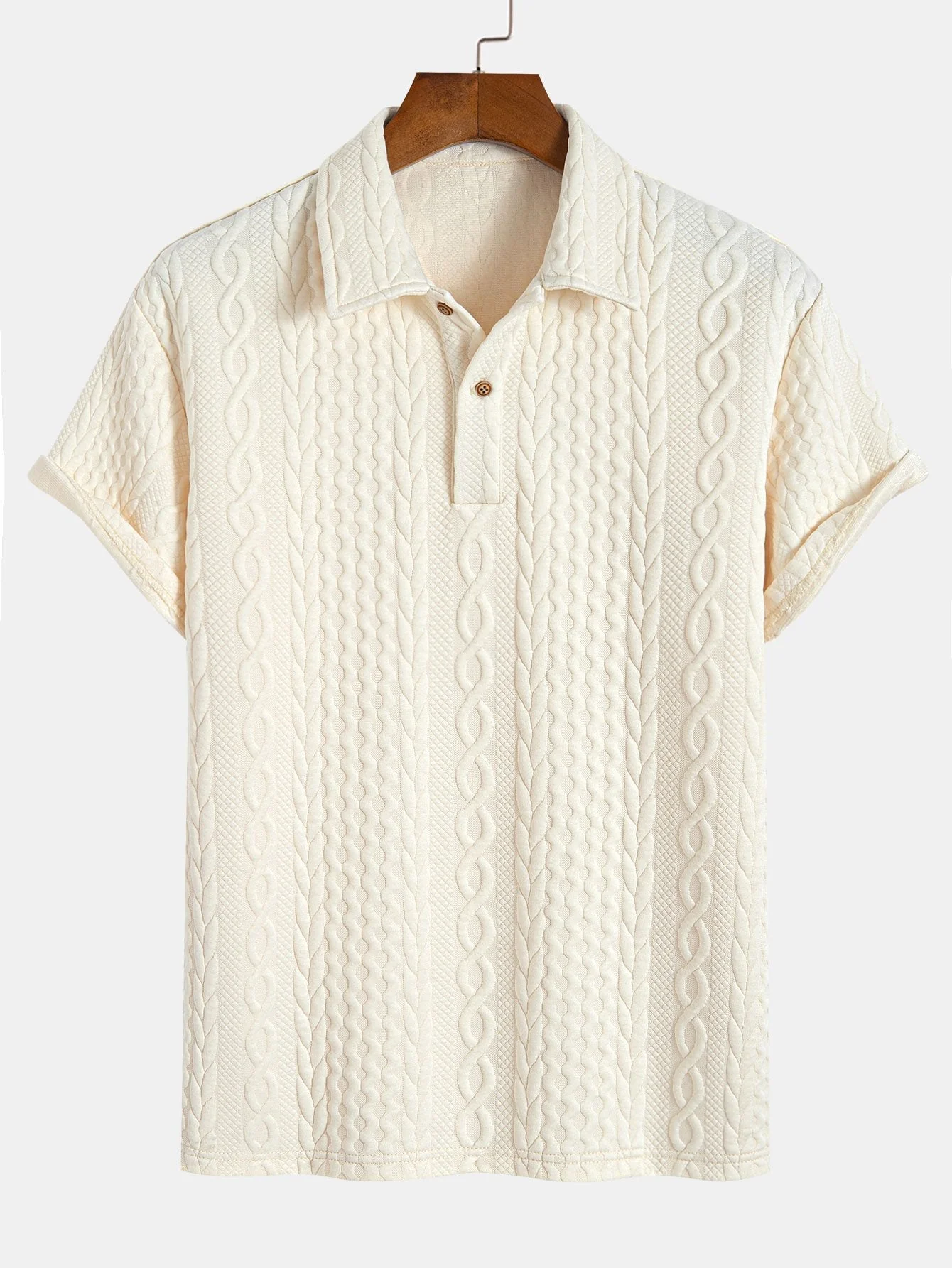 Cipriano® | Twist Textured Jacquard Polo