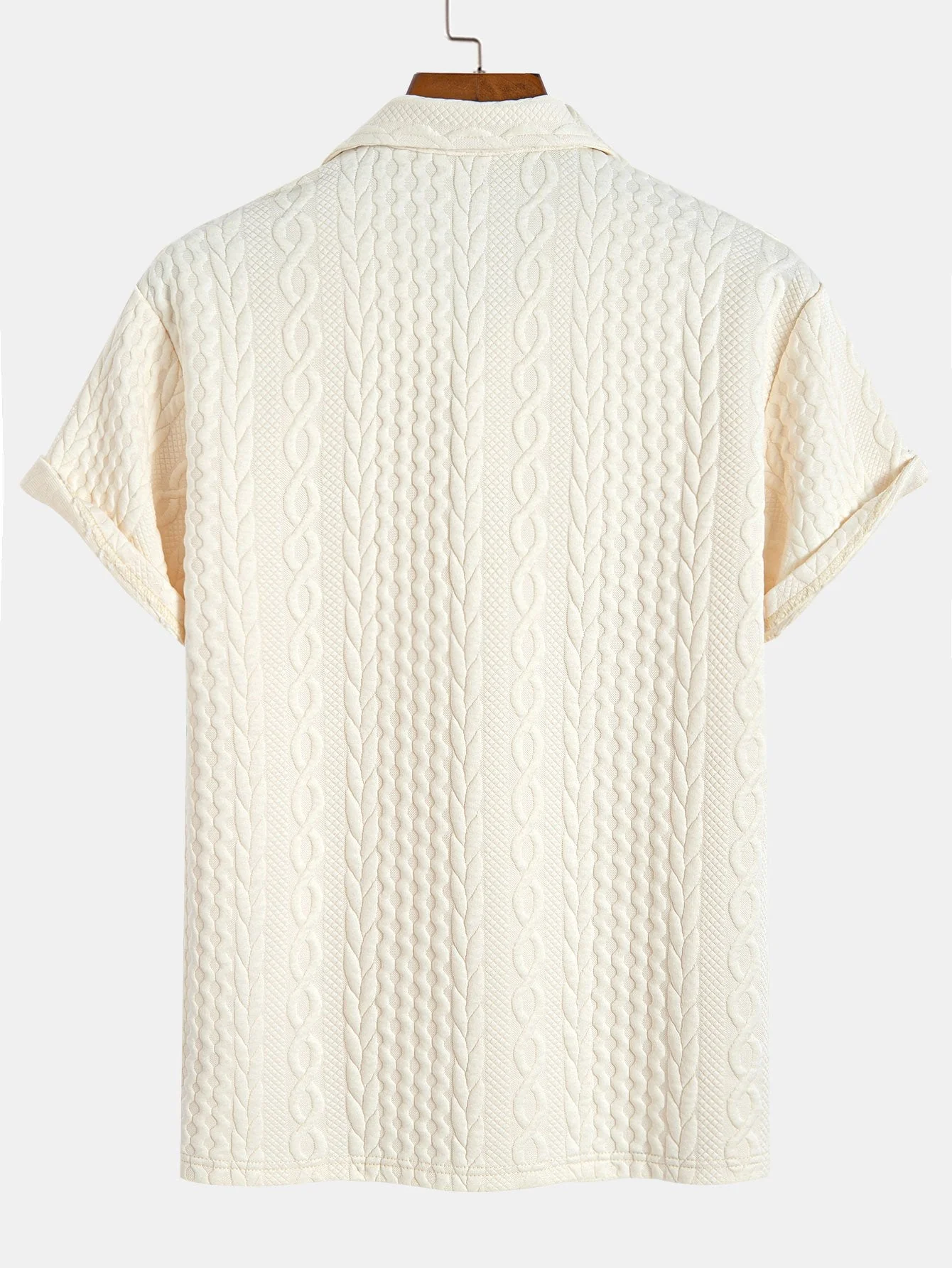 Cipriano® | Twist Textured Jacquard Polo - Image 2