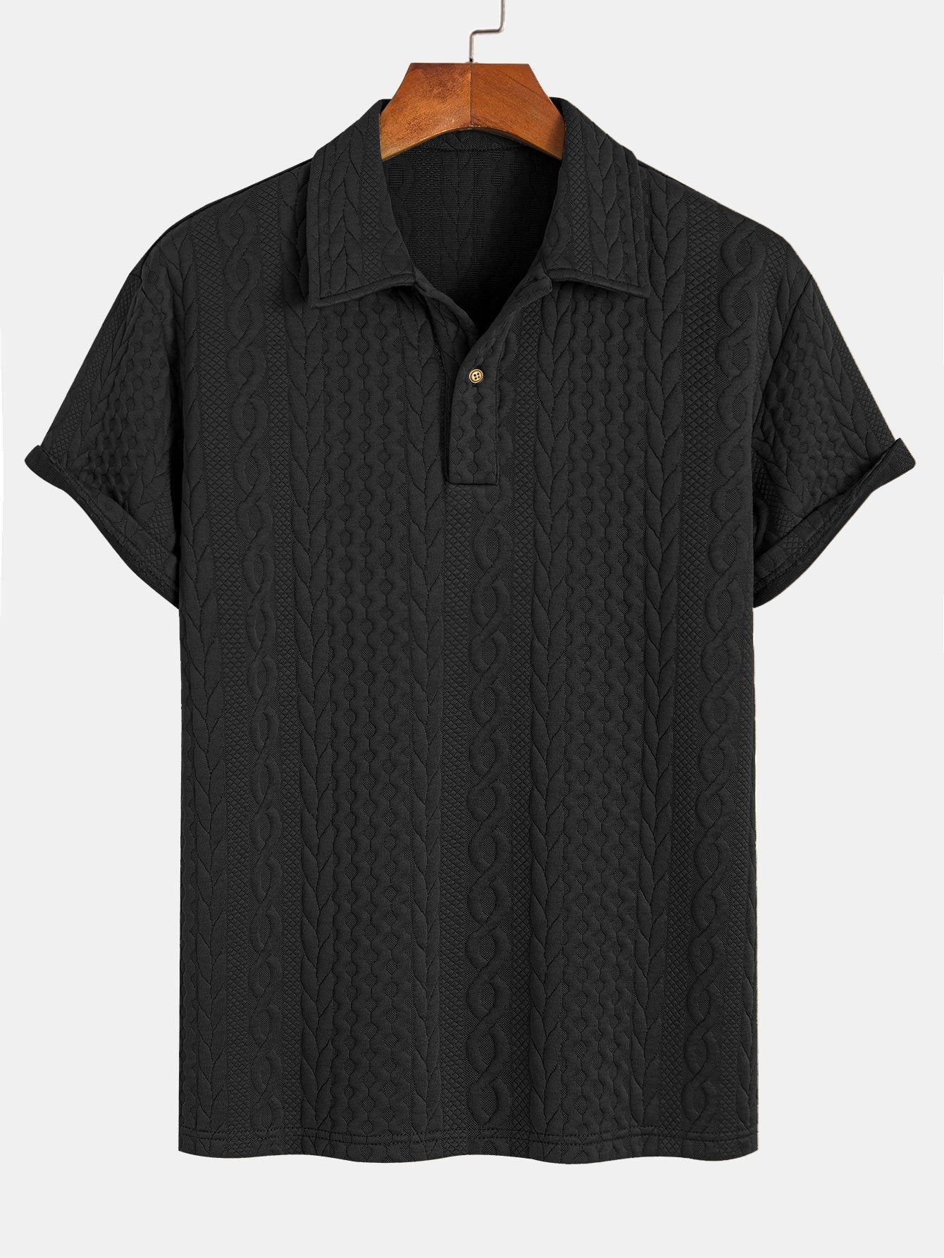Cipriano® | Twist Textured Jacquard Polo - Image 3