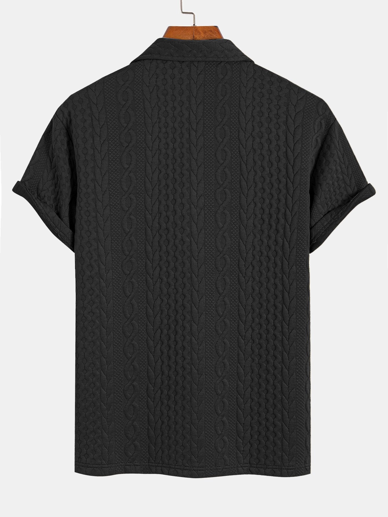 Cipriano® | Twist Textured Jacquard Polo - Image 4